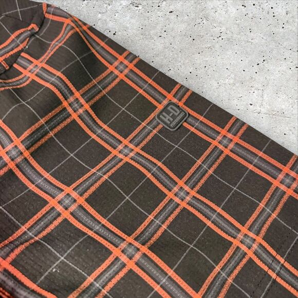 Harley-Davidson Genuine Motor Clothes Performance Plaid Shirt Men’s Size Large - Picture 4 of 14